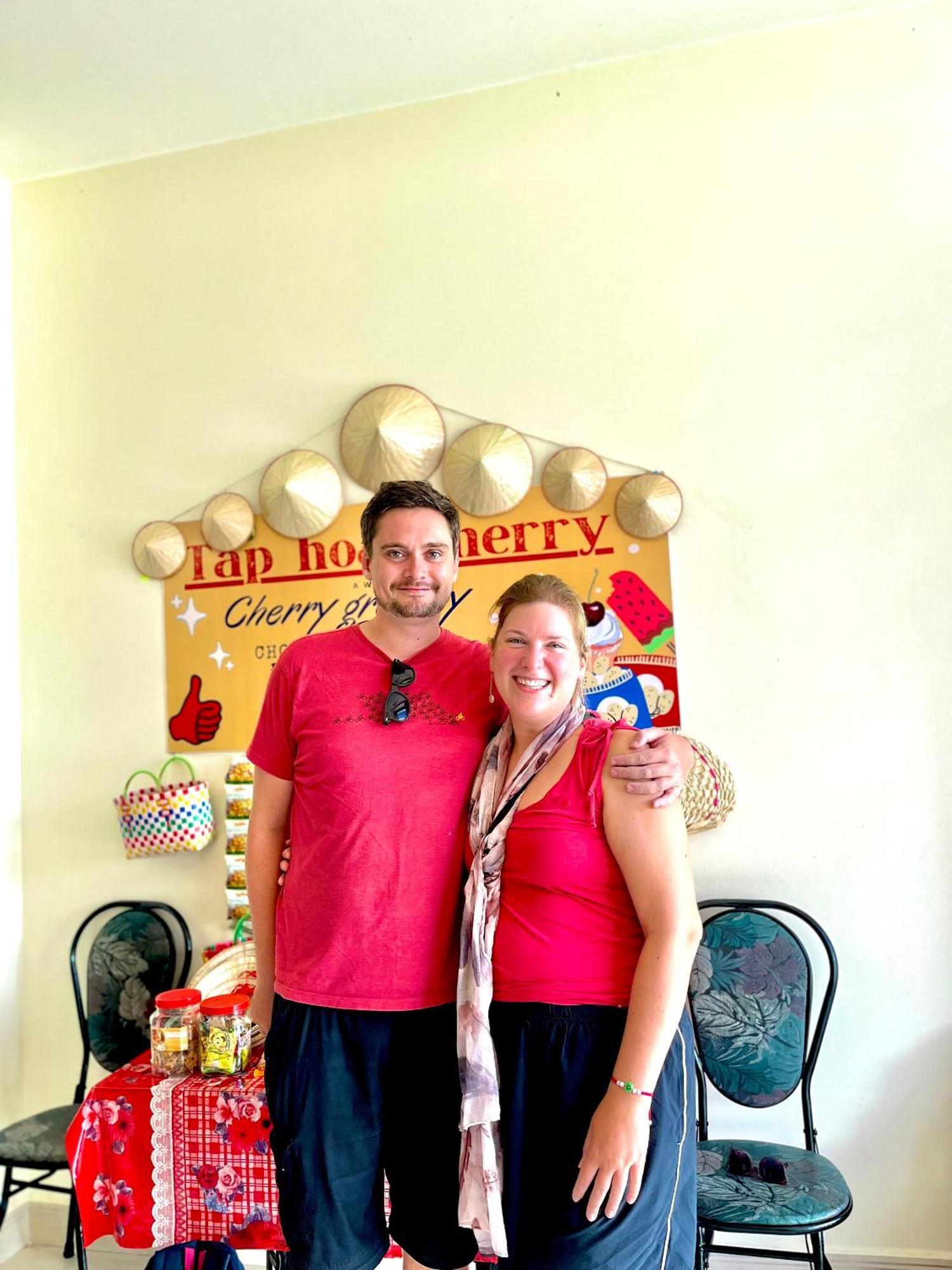 צ'או דוק Cherry Homestay - Hoang De Motel מראה חיצוני תמונה