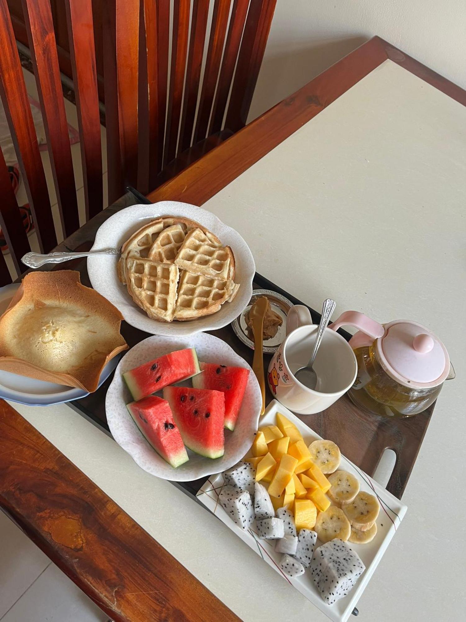 צ'או דוק Cherry Homestay - Hoang De Motel מראה חיצוני תמונה